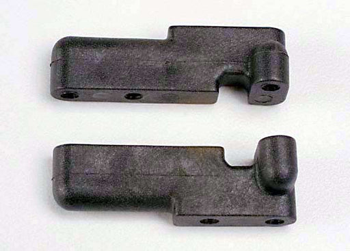 Servo mounts, steering/ shift (f&r) (black)