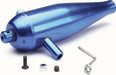 Tuned pipe, high performance (aluminum) (blue-anodized)/ pipe hanger/ screws/ nuts (requires #4941)