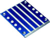 Skid plate, transmission, T6 aluminum (blue)