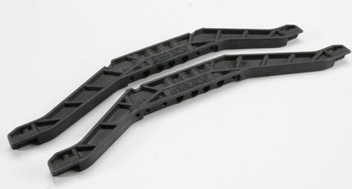 Chassis braces, lower (black) (for long wheelbase chassis) (2)