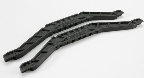 Chassis braces, lower (black) (for long wheelbase chassis) (2)