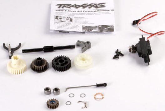 Reverse installation kit (includes all components to add mechanical reverse (no Optidrive) to T-Maxx 3.3) (includes 2060 sub-micro servo)