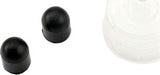 Rebuild kit, fuel filler bottle (includes bottle lid (1) and dispensing tube caps, rubber (2) (fits 8mm or 5/16" dispensing tube))