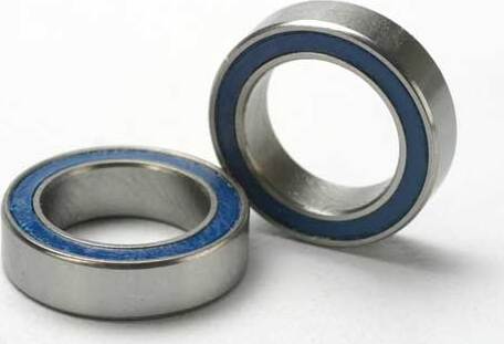 Ball bearings, blue rubber sealed (10x15x4mm) (2)