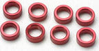 Spacer, pushrod (aluminum, red) (use with 5318 or 5318X pushrod and 5358 progressive 2 rockers) (8)