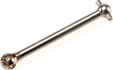 Driveshaft, steel constant-velocity (shaft only, 58mm)/ drive cup pin (1) (fits front center shaft on T-Maxx)