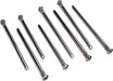 Suspension screw pin set, hardened steel (hex drive)