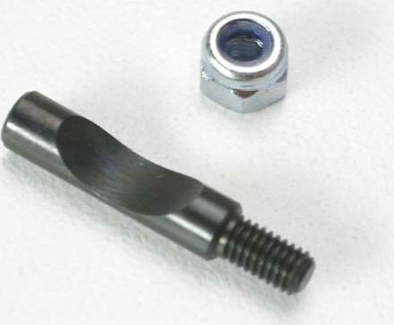 Bolt, carburetor pinch/ 3mm locknut (TRX 2.5, 2.5R)