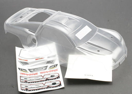 Body, Revo (Platinum Edition) (clear, requires painting)/decal sheet