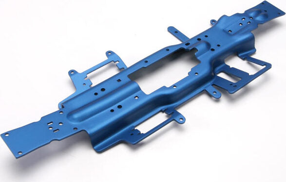 Chassis, Revo 3.3 (extended 30mm) (3mm 6061-T6 aluminum) (anodized blue)