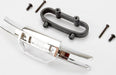 Bumper, front (chrome)/ bumper mount, front/ 4x10mm BCS (2)/ 3x25mm BCS (2)