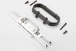 Bumper, rear (chrome)/ bumper mount, rear/ 4x10mm BCS (2)/ 3x25mm BCS (2)