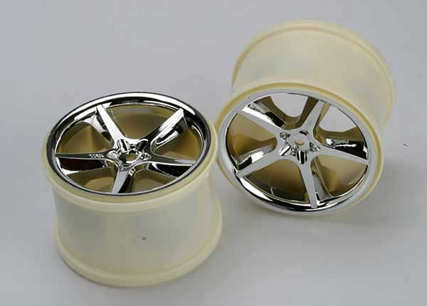 Wheels, Gemini 3.8" (chrome) (2) (also fits Maxx series)