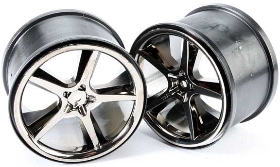 Wheels, Gemini 3.8" (black chrome) (2)