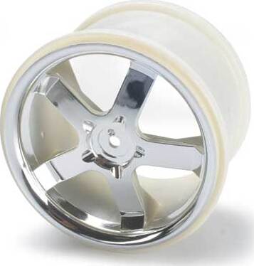 Wheels, Hurricane 3.8" (chrome) (2) (also fits Maxx series)