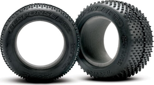 Tires, Response Pro 3.8" (soft-compound, narrow profile, short knobby design)/ foam inserts (2)