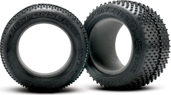 Tires, Response Pro 3.8" (soft-compound, narrow profile, short knobby design)/ foam inserts (2)