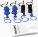 Pivot ball caps (4)/ dust boots, rubber (4)/ dust plugs, rubber (4)/ dust boot retainers, black (4), blue (4) (2 pkgs. req. to complete truck)