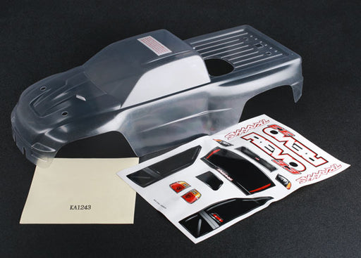 Body, Revo 3.3 (clear, requires painting)/ window, lights, grill decal sheet