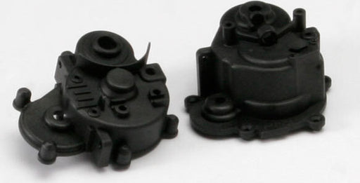 Gearbox halves (front & rear)/ rubber access plug/ shift detent ball/ spring/ 4mm GS/ shift shaft seal, glued