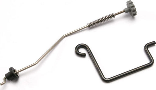 Linkage set, rear brake (Revo) (Includes: brake lever/ rod (wire)/ brake spring/ brake adjustment dial/ rod guide bushing/ screw collar)