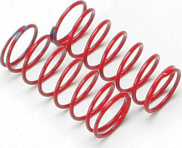 Spring, shock (red) (GTR) (1.6 rate double blue stripe) (1 pair)