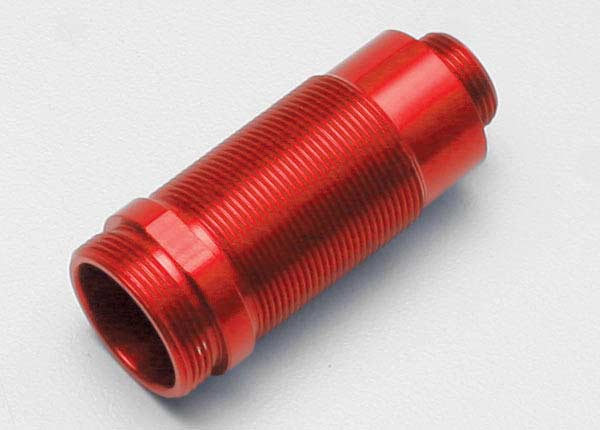 Body, GTR shock (aluminum, red-anodized) (1)