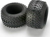 Tires, SportTraxx racing 3.8" (soft compound, directional and asymmetrical tread design)/ foam inserts (2)