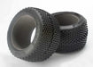 Tires, Response racing 3.8" (soft-compound, narrow profile, short knobby design)/ foam inserts (2)