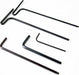 Hex wrenches; 1.5mm, 2mm, 2.5mm, 3mm, 2.5mm ball