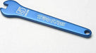 Flat wrench, 5mm (blue-anodized aluminum)