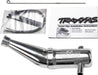 Tuned pipe, Resonator, R.O.A.R. legal (aluminum, double-chamber) (fits Maxx vehicles with TRX Racing Engines)