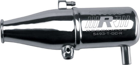 Tuned pipe, Resonator, R.O.A.R. legal (dual-chamber, enhances mid to high-rpm power) (for Revo and Slayer with TRX Racing Engines)