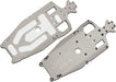 Chassis, 7075-T6 aluminum (3mm) (titanium-anodized) (machined, lighter than stock)/ adhesive foam pad (1)