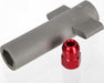Antenna crimp nut, aluminum (red-anodized)/ antenna nut tools