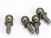Ball studs, aluminum, hard-anodized, PTFE-coated (4) (use for inner camber link mounting)