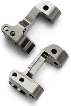 Caster blocks, 30-degree, titanium-anodized 6061-T6 aluminum (left & right)