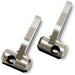 Steering blocks, titanium-anodized 6061-T6 aluminum (left & right) (For use with 25 and 30-degree caster blocks)