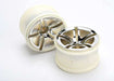 Wheels, Twin-Spoke 2.8" (chrome) (nitro front) (2)