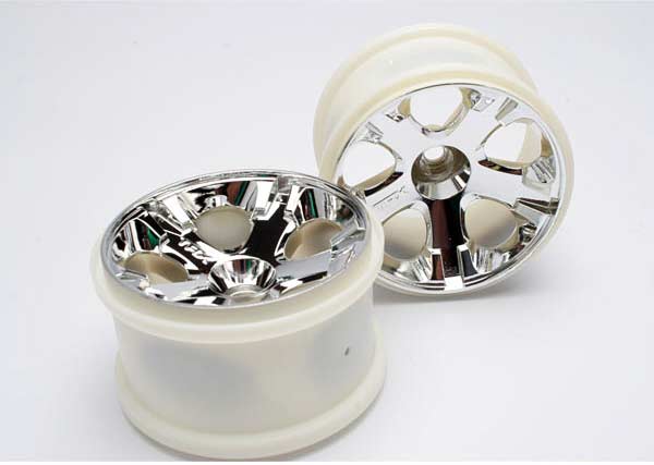 Wheels, All-Star 2.8" (chrome) (nitro front) (2)