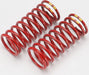 Spring, shock (red) (long) (GTR) (4.9 rate double yellow stripe) (1 pair)