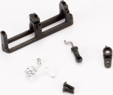 Linkage, shift (includes: ball collar, spring, ball cup, servo horn, linkage wire)/ shift servo mount/ 3x8mm BCS (2)