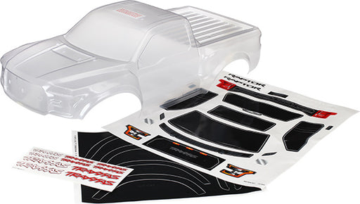 Body, 2017 Ford Raptor, heavy duty (clear, requires painting)/ decals