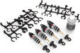 Big Bore shocks (hard-anodized & PTFE-coated T6 aluminum) (assembled with TiN shafts and springs) (front & rear) (4)