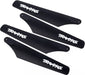 Rotor blade set, upper & lower (black) (4)