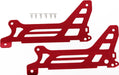 Main frame, side plate, outer (2) (red-anodized) (aluminum)/ screws (6)