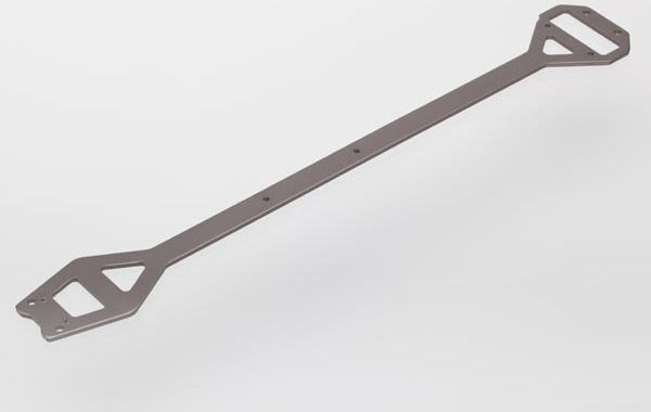 Chassis brace, 6061-T6 aluminum (dark titanium anodized)