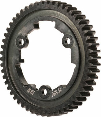 Spur Gear, 54-Tooth, Steel (Wide Face, 1.0 Metric Pitch)