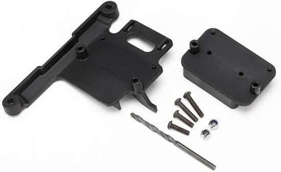 Mount, telemetry expander (fits Rustler, Bandit, Slash 2WD)
