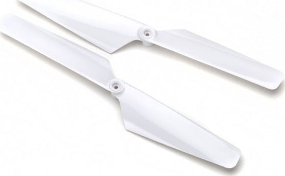 Rotor blade set, white (2)/ 1.6x5mm BCS (2)